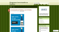 Desktop Screenshot of conversandoenpositivo.wordpress.com