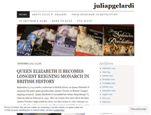 Tablet Screenshot of juliapgelardi.wordpress.com