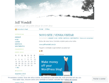 Tablet Screenshot of jeffwendell.wordpress.com