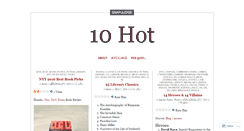 Desktop Screenshot of 10hot.wordpress.com