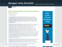 Tablet Screenshot of manageri.wordpress.com