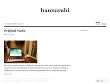 Tablet Screenshot of hannarabi.wordpress.com