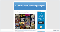 Desktop Screenshot of mushroomtechrtu.wordpress.com