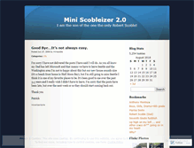 Tablet Screenshot of miniscoble.wordpress.com