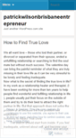 Mobile Screenshot of patrickwilsonbrisbaneentrepreneur.wordpress.com