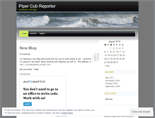 Tablet Screenshot of pipercub.wordpress.com