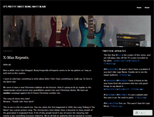 Tablet Screenshot of beingmattblair.wordpress.com