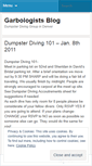 Mobile Screenshot of garbologists.wordpress.com