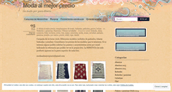 Desktop Screenshot of modaalmejorprecio.wordpress.com