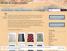 Tablet Screenshot of modaalmejorprecio.wordpress.com