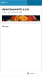 Mobile Screenshot of dawnbeckwith.wordpress.com