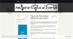 Desktop Screenshot of patrociniocriativo.wordpress.com