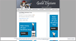 Desktop Screenshot of guildelysium.wordpress.com