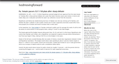 Desktop Screenshot of lvsdmovingforward.wordpress.com