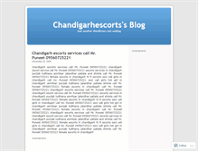 Tablet Screenshot of chandigarhescortsservice.wordpress.com