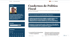 Desktop Screenshot of cuadernosdepoliticafiscal.wordpress.com