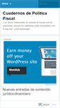 Mobile Screenshot of cuadernosdepoliticafiscal.wordpress.com