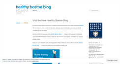 Desktop Screenshot of healthybostonblog.wordpress.com