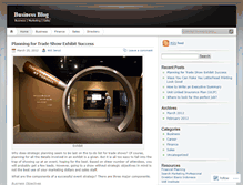 Tablet Screenshot of businessblogjarod.wordpress.com