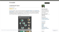Desktop Screenshot of grumplet.wordpress.com