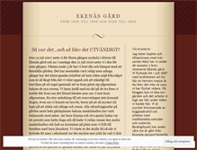 Tablet Screenshot of ekenasgard.wordpress.com