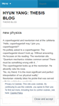 Mobile Screenshot of hyunyang.wordpress.com