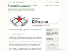 Tablet Screenshot of competitiveadvantages.wordpress.com