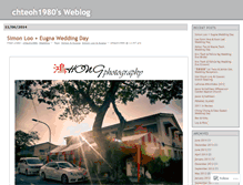 Tablet Screenshot of chteoh1980.wordpress.com