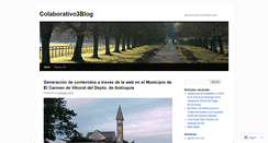 Desktop Screenshot of colaborativo3.wordpress.com