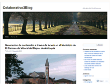 Tablet Screenshot of colaborativo3.wordpress.com