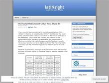 Tablet Screenshot of latinsight.wordpress.com