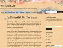 Tablet Screenshot of erinjamison.wordpress.com