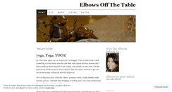 Desktop Screenshot of elbowsoffthetable.wordpress.com