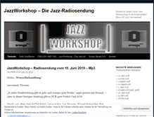 Tablet Screenshot of jazzworkshopradio.wordpress.com