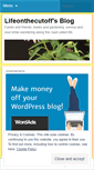 Mobile Screenshot of lifeonthecutoff.wordpress.com