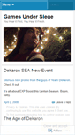 Mobile Screenshot of extasiege.wordpress.com