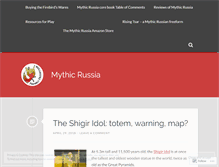 Tablet Screenshot of mythicrussia.wordpress.com
