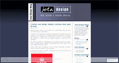 Desktop Screenshot of jotadesignblog.wordpress.com
