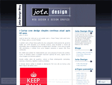Tablet Screenshot of jotadesignblog.wordpress.com