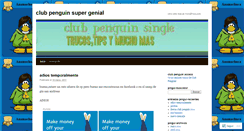 Desktop Screenshot of clubpenguinsupergenial.wordpress.com