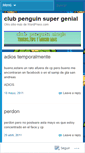 Mobile Screenshot of clubpenguinsupergenial.wordpress.com