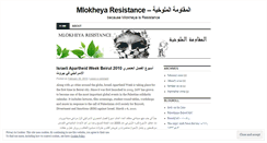 Desktop Screenshot of mlokheyaresistance.wordpress.com