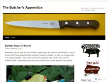 Tablet Screenshot of butchersapprentice.wordpress.com