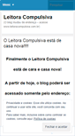 Mobile Screenshot of leitoracompulsiva.wordpress.com