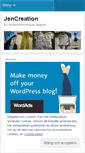 Mobile Screenshot of jencreation.wordpress.com