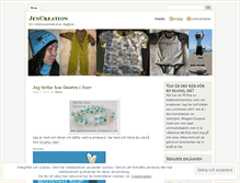 Tablet Screenshot of jencreation.wordpress.com