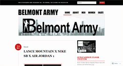 Desktop Screenshot of belmontarmy.wordpress.com