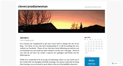 Desktop Screenshot of clevercanadianwoman.wordpress.com