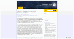 Desktop Screenshot of clasamentrusia.wordpress.com