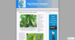 Desktop Screenshot of bigpicturescience.wordpress.com